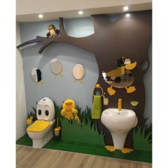 Смеситель для раковины Creavit Ducky Ficus FC1198Y жёлтый