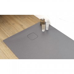 Поддон из литьевого мрамора STAROhome Cosmo 100x80 grey matt