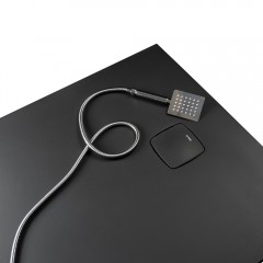 Поддон из литьевого мрамора STAROhome Cosmo 200x100 black matt
