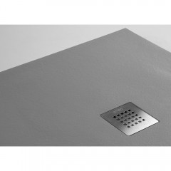 Поддон из литьевого мрамора STAROhome Solid 90x90 grey matt