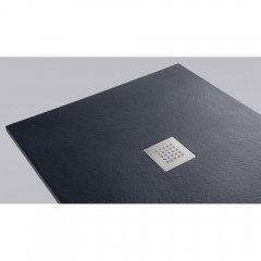 Поддон из литьевого мрамора STAROhome Solid 100x100 black matt