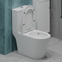 Унитаз EvaGold T1084 моноблок безободковый торнадо