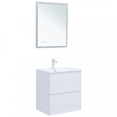 Тумба с раковиной Aquanet Арт 60 белый 00323567