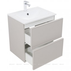 Тумба с раковиной Aquanet Арт 60 бежевый 00345811