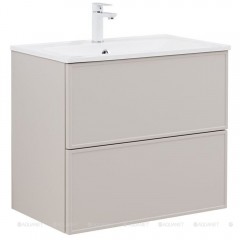 Тумба с раковиной Aquanet Арт 75 бежевый 00345812