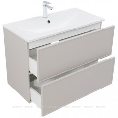 Тумба с раковиной Aquanet Арт 90 бежевый 00345813