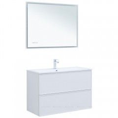 Тумба с раковиной Aquanet Арт 100 белый 00323564