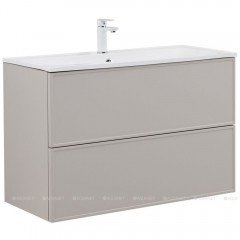 Тумба с раковиной Aquanet Арт 100 бежевый 00345814