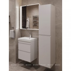 Пенал Aquanet Слим 35 белый 00346050
