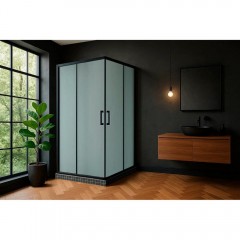 Душевое ограждение Royal Bath RB8095HPD-C-BL