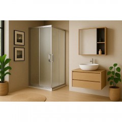 Душевое ограждение Royal Bath RB80HPD-C-ST