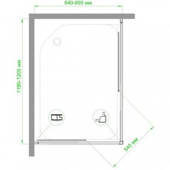 Душевое ограждение Royal Bath RB8512HPD-C-CH
