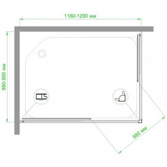 Душевое ограждение Royal Bath RB9120HPD-C-CH