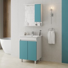 Зеркало-шкаф Onika Марви 60 R бирюза 206089