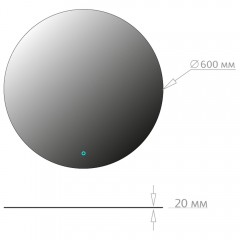 Зеркало Onika Сола 60 206086