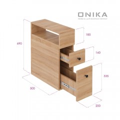 Комод Onika Кроун 20 дуб сонома 402002