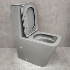 Унитаз Bloomix X-Cube 3.0 Grey AD3003MGT/UF1 Ceramic+ безободковый торнадо