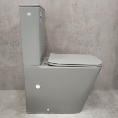 Унитаз Bloomix X-Cube 3.0 Grey AD3003MGT/UF1 Ceramic+ безободковый торнадо