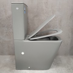 Унитаз Bloomix X-Cube 3.0 Grey AD3003MGT/UF1 Ceramic+ безободковый торнадо