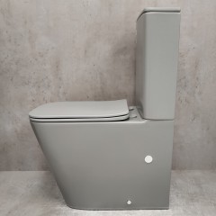 Унитаз Bloomix X-Cube 3.0 Grey AD3003MGT/UF1 Ceramic+ безободковый торнадо