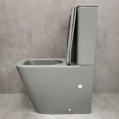 Унитаз Bloomix X-Cube 3.0 Grey AD3003MGT/UF1 Ceramic+ безободковый торнадо