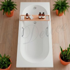 Ванна из литьевого мрамора Delice France Bravo 150x70 DLR330036R-G с ручками