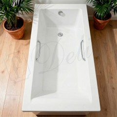 Ванна из литьевого мрамора Delice France Diapason 170x80 DLR330007R-G с ручками