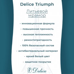 Ванна из литьевого мрамора Delice France Triumph 180x80 DLR330012-M