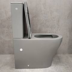 Унитаз Bloomix Barron 3.0 Grey AD3091MGT/UF1 Ceramic+ безободковый торнадо