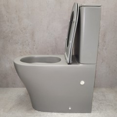 Унитаз Bloomix Barron 3.0 Grey AD3091MGT/UF1 Ceramic+ безободковый торнадо