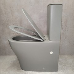 Унитаз Bloomix Barron 3.0 Grey AD3091MGT/UF1 Ceramic+ безободковый торнадо