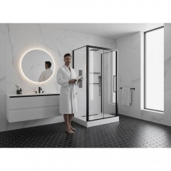 Душевая кабина Acquazzone Viktoria 115SL BLACK