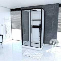 Душевая кабина Acquazzone Viktoria 120SL BLACK
