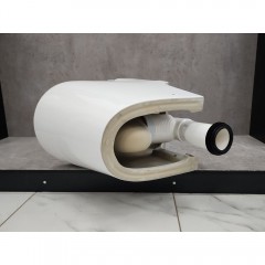 Унитаз Bloomix Lime 3.0 AD3055TVV/UF1 Ceramic+ безободковый торнадо вертикальный выпуск