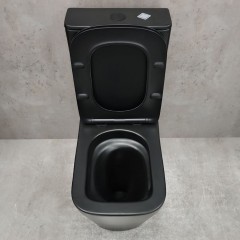 Унитаз Bloomix X-Cube 3.0 Black AD3003MBT/UF1 Ceramic+ безободковый торнадо