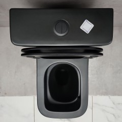 Унитаз Bloomix X-Cube 3.0 Black AD3003MBT/UF1 Ceramic+ безободковый торнадо