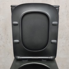 Унитаз Bloomix X-Cube 3.0 Black AD3003MBT/UF1 Ceramic+ безободковый торнадо
