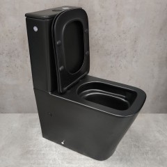Унитаз Bloomix X-Cube 3.0 Black AD3003MBT/UF1 Ceramic+ безободковый торнадо