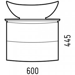 Тумба под раковину Corozo Вико 60 SD-00001643