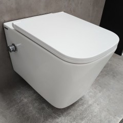 Инсталляция TECE 9400401-9240407 + унитаз Bloomix Arum 1303SB безободковый с функцией биде и смесителем