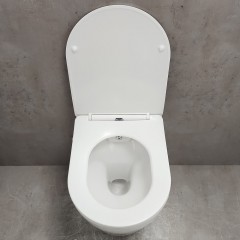 Инсталляция TECE 9400412 + унитаз Bloomix Enjoy AD1304SB Ceramic+ безободковый с функцией биде и смесителем