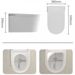 Унитаз-биде электронный подвесной SantiLine SL-5038