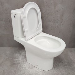 Унитаз Bloomix Access AD3124T/UF1 Ceramic+ безободковый торнадо