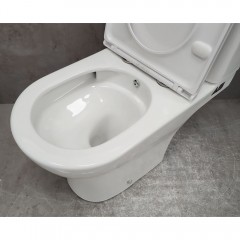 Унитаз Bloomix Access AD3124SBT/UF1 Ceramic+ безободковый торнадо с функцией биде и смесителем