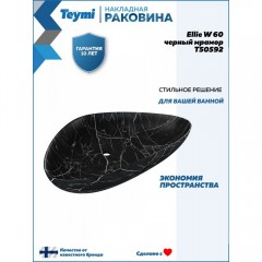 Раковина накладная Teymi Ellie W 60 T50592
