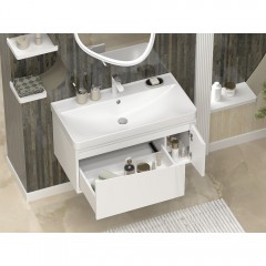 Тумба с раковиной Brevita Cascade 90