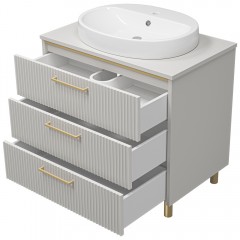 Тумба под раковину Brevita Elche 80 ELC-0080-0302Я