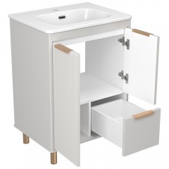Тумба с раковиной Brevita Risacca Crema 60
