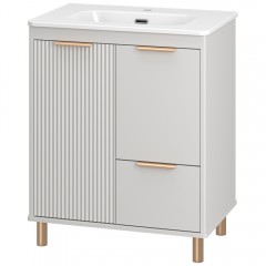 Тумба с раковиной Brevita Risacca Crema 70