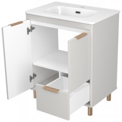 Тумба с раковиной Brevita Risacca Crema 70